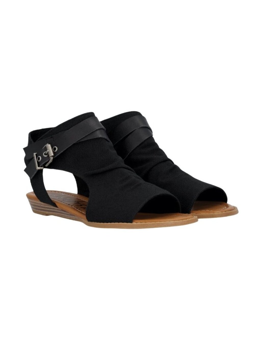 NWOT Blowfish Malibu Balla Sandals Black Canvas & Leather- 6